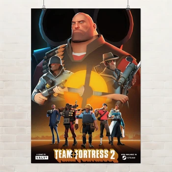 Постер Team Fortress 2, TF2, декор комнаты геймера, A2 60×43 см (id7319)