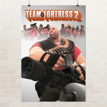 Постер Team Fortress 2, TF2, декор комнаты геймера, A2 60×43 см (id7321)
