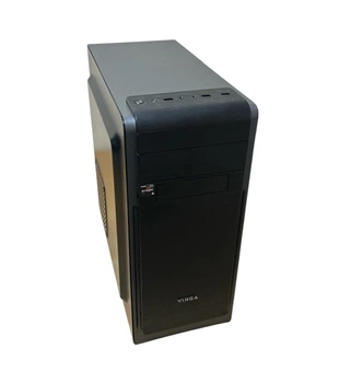 Корпус Vinga Black Smith, 200 x 413 x 384 мм, без БП (верхній) ATX Б/В