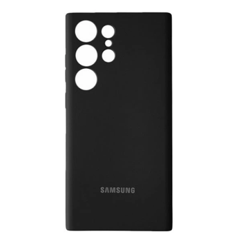 Чохол-бампер Silicone cover з мікрофіброю для Samsung Galaxy S24 Ultra (SM-S928B)