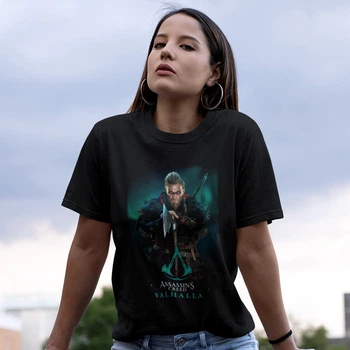 Футболка Assassins Creed Valhalla XL чорний