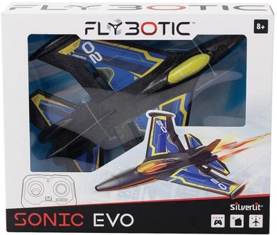 Дистанційно керований літак AS Silverlit: Flybotic - Sonic Evo Remote Control Airplane Blue (7530-85741) (4891813857419)