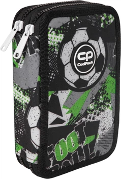 Piórnik CoolPack Jumper 2 Let's Gol dwukomorowy z wyposażeniem 19.5 x 12.5 x 5 cm (5903686325083)