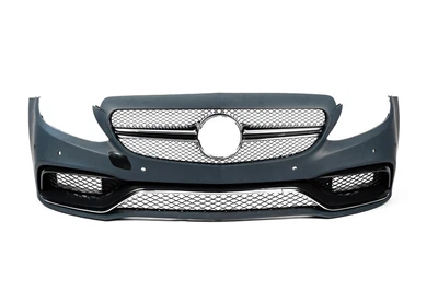 Передний бампер в сборе (дизайн AMG C63 2014-2018) для Mercedes C-сlass W205