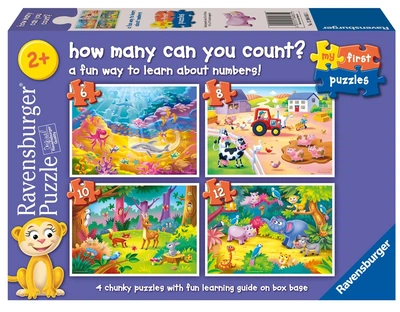 Пазл Ravensburger Мої перші пазли – До скількох ти можеш порахувати? (12004065) (4005555040651) 