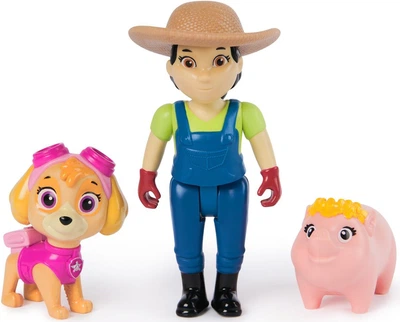 Набір фігурок Spin Master Paw Patrol: Skye and Farmer Yumi 3 шт. 20148173 (681147027213)