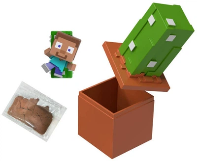 Набір фігурок Mattel Minecraft: Mc Prickly Steve 3.5 см JKF67 (194735348534)