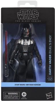 Набір Hasbro Disney Star Wars The Black Series: Обі-Ван Кенобі — Дарт Вейдер 15 см G3153 (5010996366092)
