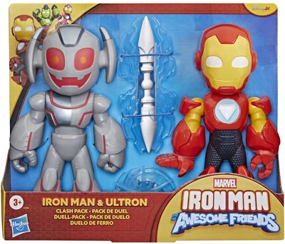 Набір фігурок Hasbro Marvel Iron Man and his awesome friends: Залізна людина та Альтрон 10 см G1995 (5010996355973)