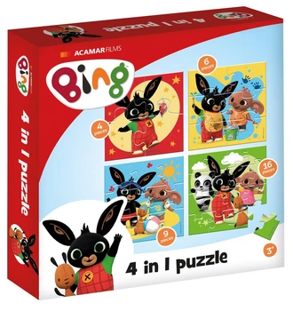 Puzzle Bambolino Toys Bing — 4 w 1 35 elementów (12004332) (4005555043324)