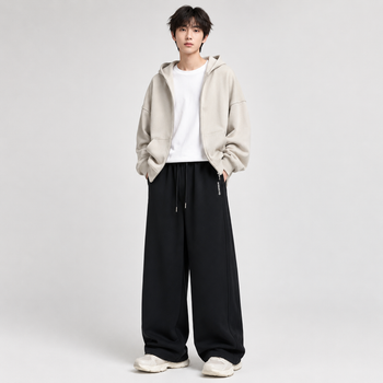 Спортивні штани GMWL для хлопчика широкі баггі streetwear,Чорний, 176