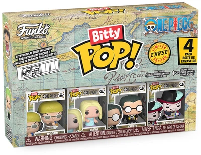 Набор фигурок Funko Bitty Pop! One Piece: Usopp, Kaya, Kuro 2.3 см 86895 (889698868952)