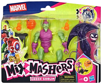 Фігурка Hasbro Marvel Mixmashers: Людина-павук і Зелений Гоблін 15 см G2880 (5010996359964)