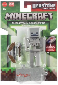 Набор фигурок Mattel Minecraft Redstone Charged Skeleton 8 см JJR93 (194735341177)