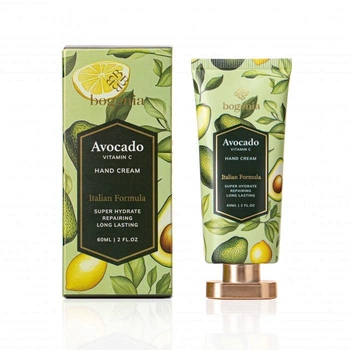 Крем для рук Bogenia Avocado + Vitamin C Hand Cream для зволоження та відновлення шкіри 60 мл
