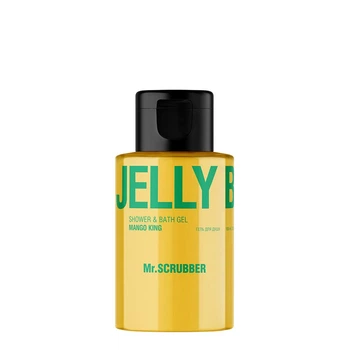 Гель для душа Mr.SCRUBBER Jelly Bubbles Mango King Shower & Bath Gel для очищения и ухода за кожей тела с тропическим ароматом 100 мл