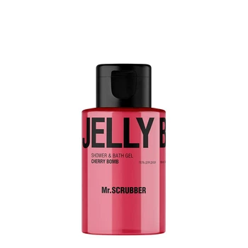 Гель для душу Mr.SCRUBBER Jelly Bubbles Cherry Bomb Shower & Bath Gel для очищення та догляду шкіри тіла з ароматом стигої вишні 100 мл