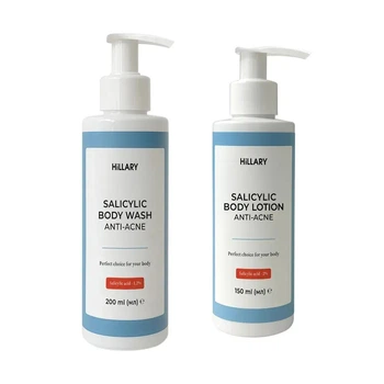 Комплекс для тела против акне с салициловой кислотой Hillary Anti-Acne Body Care Complex with Salicylic Acid