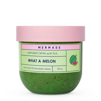 Цукровий скраб для тіла Mermade What a melon з ароматом соковитого кавуна 250 г
