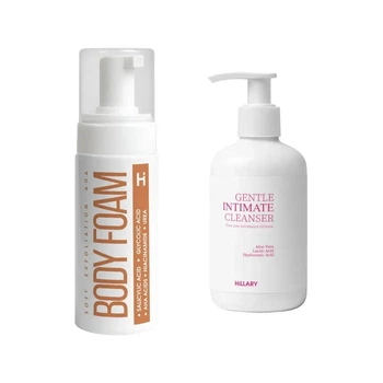 Комплекс Hillary Soft Body Exfoliation & Intimate Hygiene для мягкой эксфолиации тела и интимной гигиены