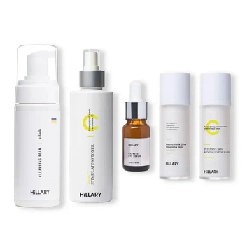 Набор Hillary Daily Anti-Aging Care для антивозрастного ежедневного ухода за кожей лица