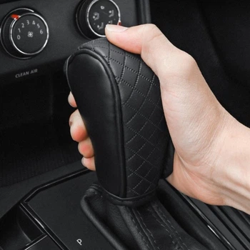 Чехол на ручку коробки передач автомобиля GearGlam, черный