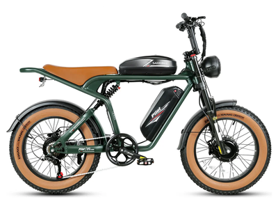 Електровелосипед SAMEBIKE M20 III (2000 Вт; 36 А * рік; 48 В), колеса 20 ", з ручкою газу, зелений (ECO_SMB-M20-III-green)
