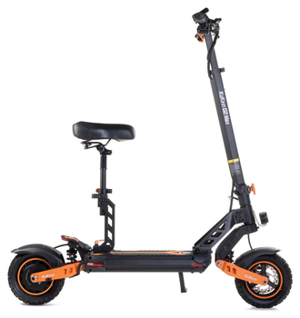 Електросамокат з сидінням Kugoo Kirin G2 MAX 2025 (1000 Вт; 20 А/год; 48 В), чорний (ECO_Kk-G2MAX)