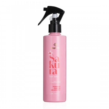 Термозахисний спрей для волосся Bogenia Sakura Hair Spray для зволоження та живлення 250 мл