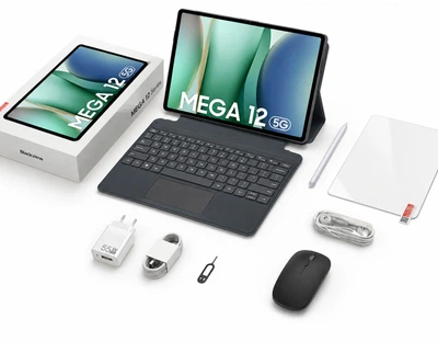 Планшет Blackview Mega 12 SET 5G 12.2" 12/256GB NFC IP68 Space Grey (MEGA12_SG)