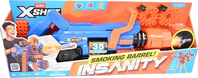 Мініган для дротиків Zuru X-Shot Insanity Smoking Barrel 36823 (4894680042698)
