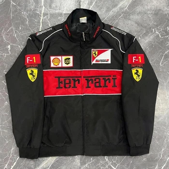Бомбер-вітрівка Ferrari Formula 1 стильна спортивна куртка унісекс L