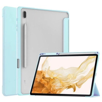 Чохол TPUCristal SlimTPU Spen holder для Samsung Galaxy Tab S10 Lite Голубий
