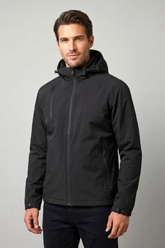 Чоловіча Вітровка Sun`s House розмір: 56 Чорний (арт. SB-26318-sport-black)