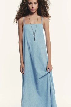 Джинсова сукня міді Zara 1957/280 S