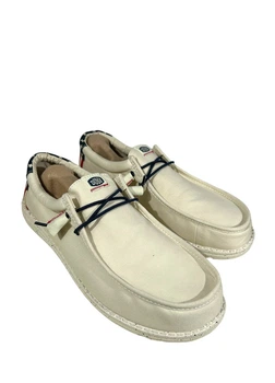 Мокасины Hey Dude Wally Americana Off White (40687-1LB), Бежевый, Размер 44 (US M11) 29 см