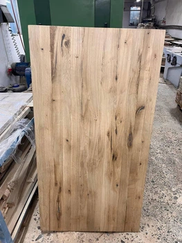 Стільниця з масиву дуба з сучками без покриття 900 × 900 × 40 мм Merbau