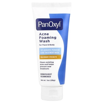 Пінка для вмивання від акне PanOxyl Acne Foaming Wash 10% Benzoyl Peroxide 28 г для обличчя та тіла