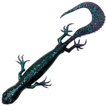 Силікон Savage Gear 3D Lizard 100mm 5.5g Sinking Green Pumpkin Purple (6 шт/уп)