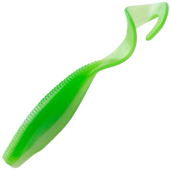 Плаваючий силікон ZMAN Scented Curly Tailz 4" 5 шт/уп #Lime/Pearl
