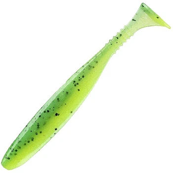 Силікон Daiwa Tournament D`Fin 75mm 10pc #UV Chartreuse Tiger