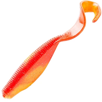 Плаваючий силікон ZMAN Streakz Curly Tailz 4" 5 шт/уп #Bleeding Banana