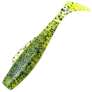 Плаваючий силікон ZMAN Minnowz 3" 6 шт/уп #Watermelon/Chartreuse Tail