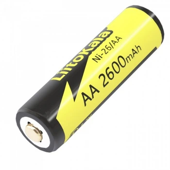 Аккумулятор AA, LiitoKala Ni-26/AA, 1.2V, 2600mAh, ОРИГИНАЛ (345753)