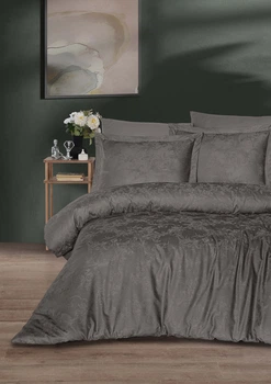 Комплект постельного белья Saheser Delux Jacquard 300 TC 200х220 см Celesta Vizon