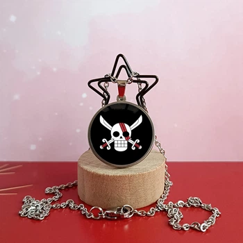 Кулон Флаг Шанкс по аниме Ван Пис One Piece Нержавеющая сталь 25 мм