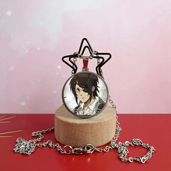 Кулон Ханджі добірка 2 по аніме Атака титанів Attack on Titan Нержавіюча сталь 25 мм
