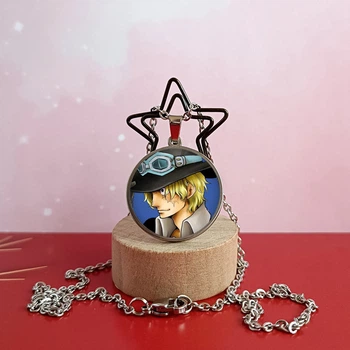 Кулон Сабо 1 по аниме Ван Пис One Piece Нержавеющая сталь 25 мм
