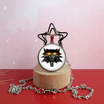 Кулон знак 1 из игры Ведьмак The Witcher Нержавеющая сталь 25 мм