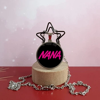 Кулон Нана надпись 2 по аниме Нана Nana Нержавеющая сталь 25 мм